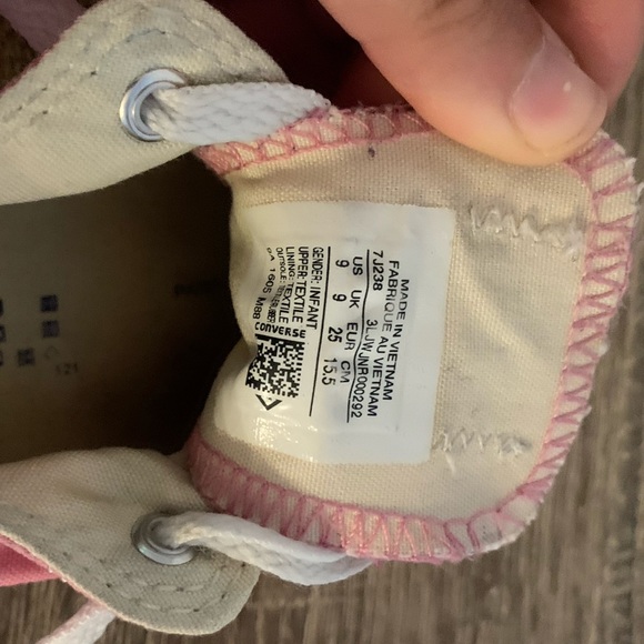 Pink toddler low top converse classic - Picture 5 of 5